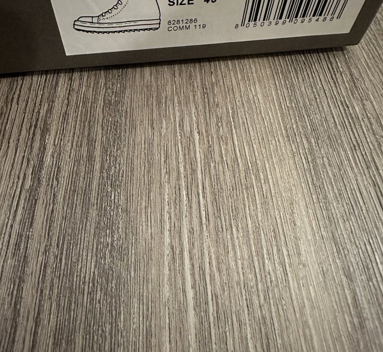 Rick owens mainline leather Ramones High pearl grey size 45
