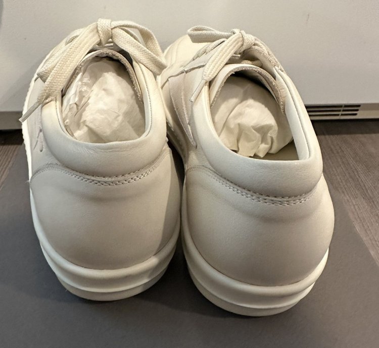 Rick owens mainline leather vintage low milk size 44