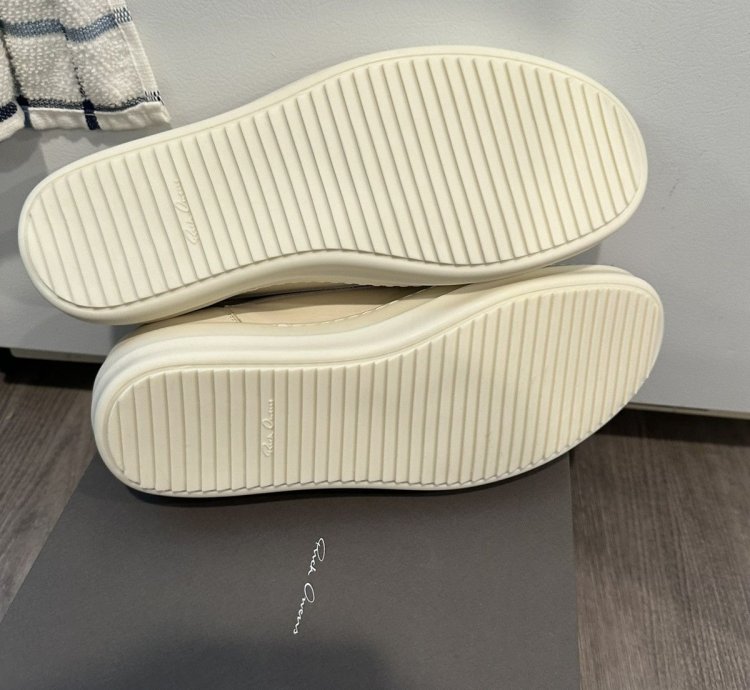 Rick owens mainline leather vintage low milk size 44