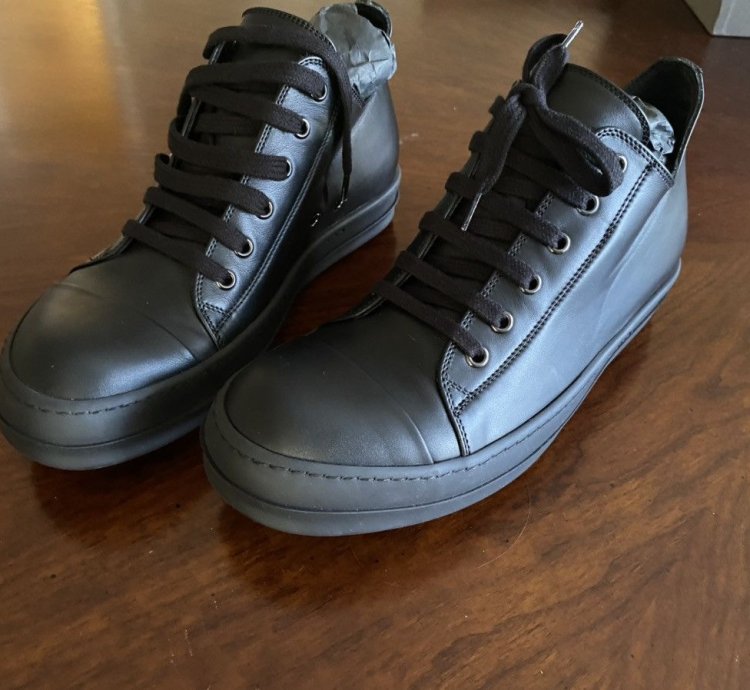 Rick Owens Mainline Low Ramones Black