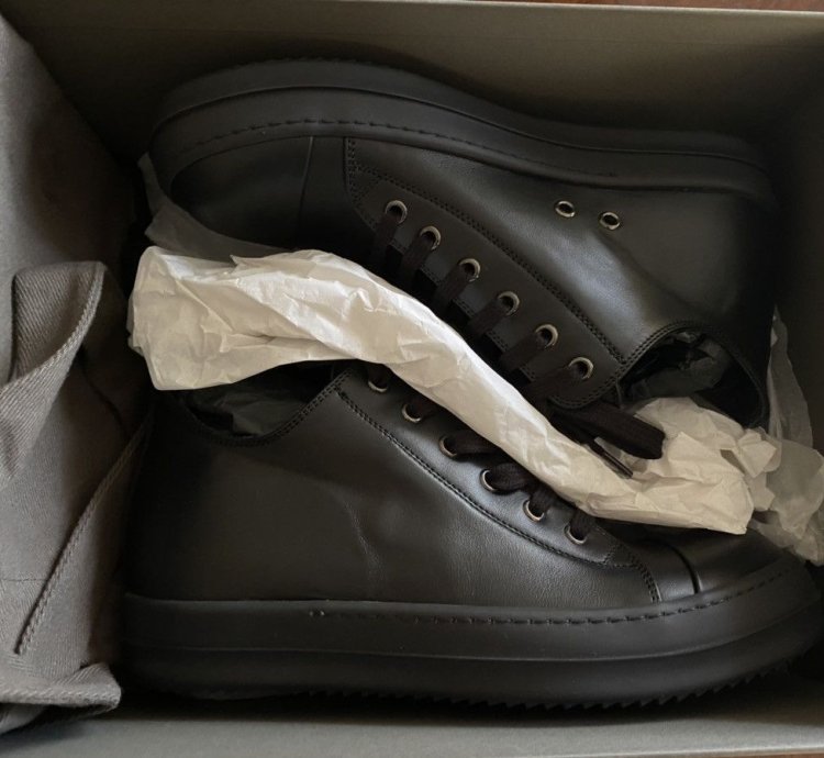 Rick Owens Mainline Low Ramones Black