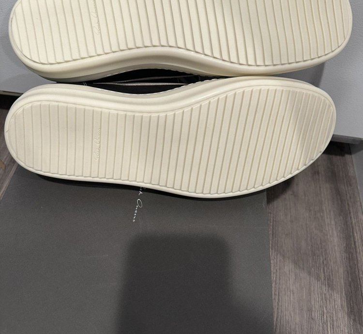 Rick Owens mainline nubuck vintage low dark dust size 45