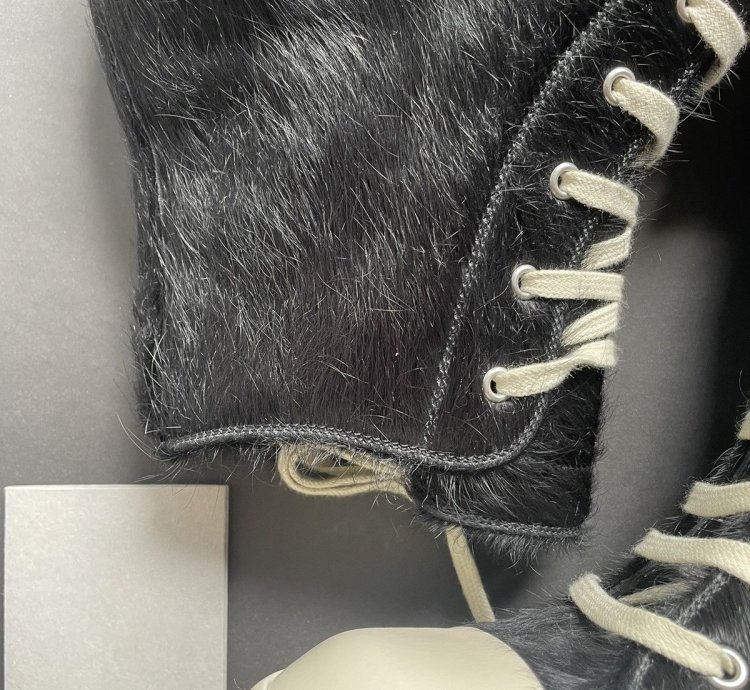 Rick Owens Mainline Pony Hair Ramones SZ44