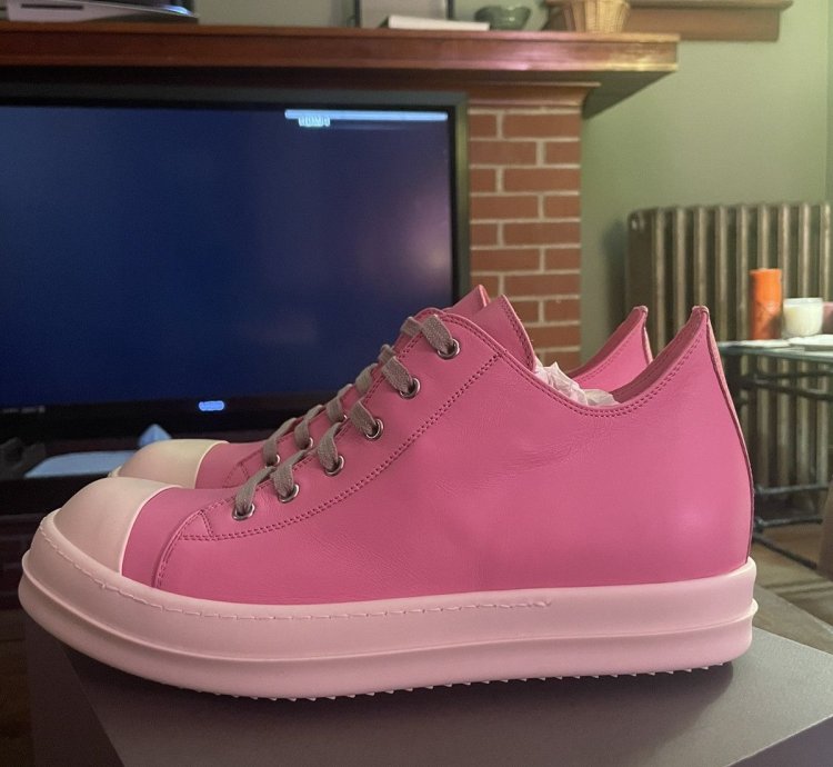 Rick Owens mainline Ramone lows Pink Milk