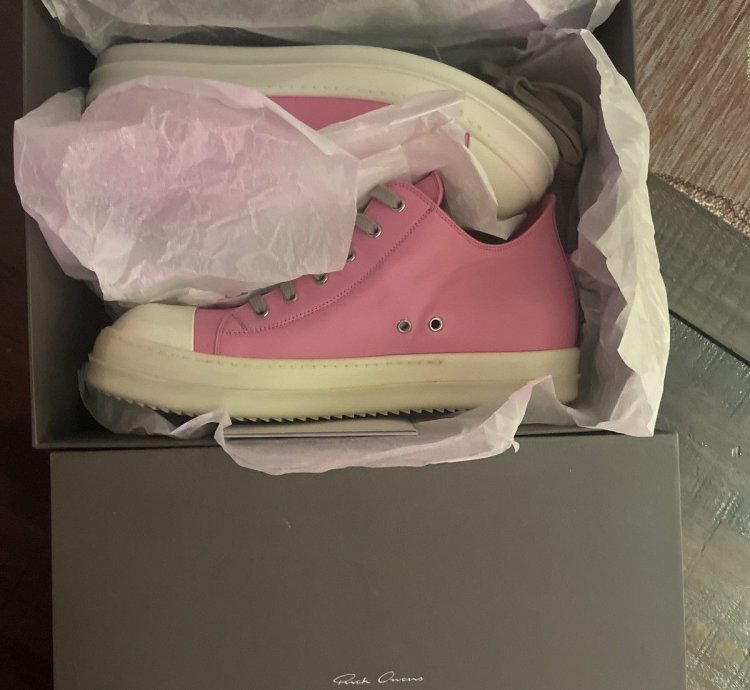 Rick Owens mainline Ramone lows Pink Milk