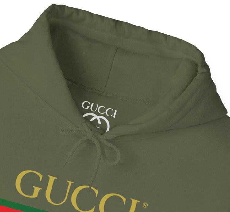 Gucci GG exclusive military green Hoodie - Size USA