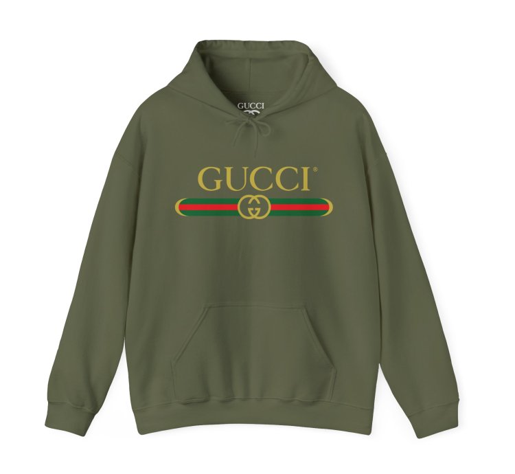 Gucci GG exclusive military green Hoodie - Size USA