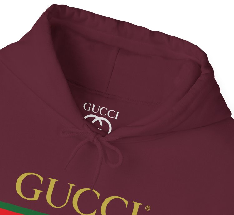 Gucci GG exclusive maroon Hoodie - Size USA