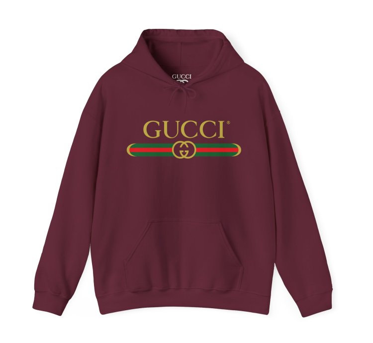 Gucci GG exclusive maroon Hoodie - Size USA