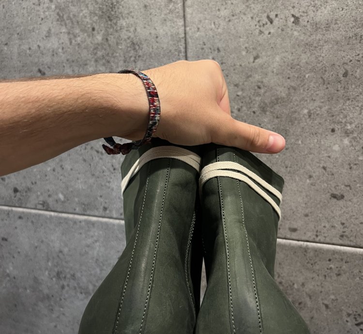 Rick owens mainline ramones high top sneakers