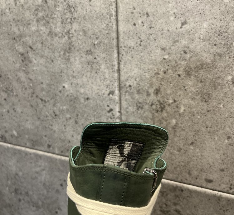 Rick owens mainline ramones high top sneakers