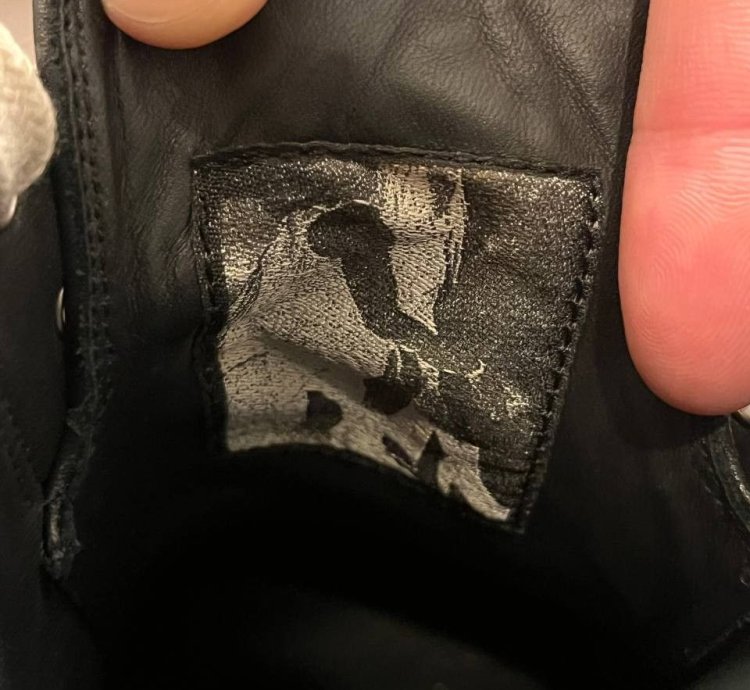 Rick Owens Mainline Ramones Low Black Milk