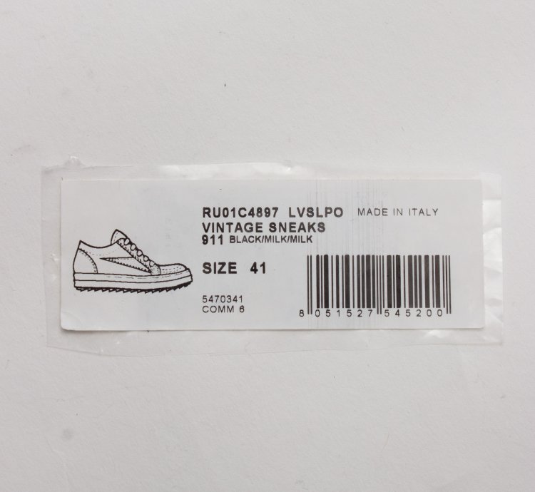 Rick Owens Mainline Suede Vans Sneakers