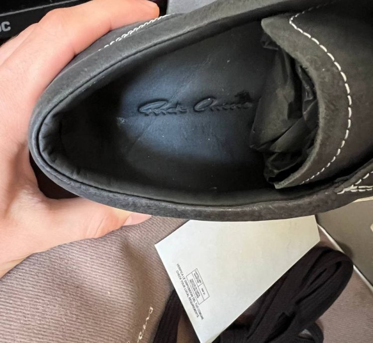 Rick Owens Mainline Vintage Sneakers in Black