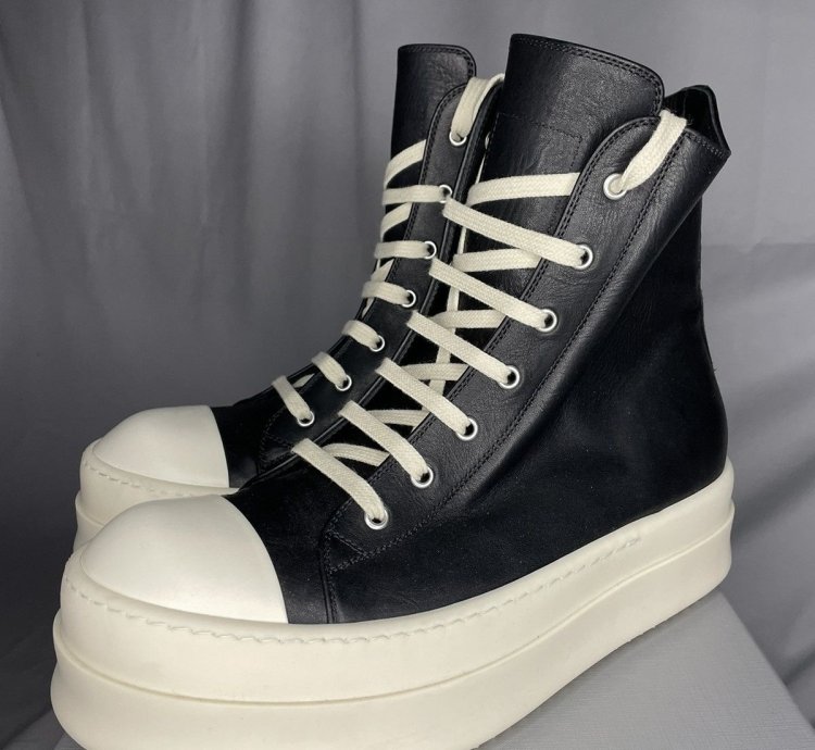 Rick Owens Mega Bumper Leather Ramones