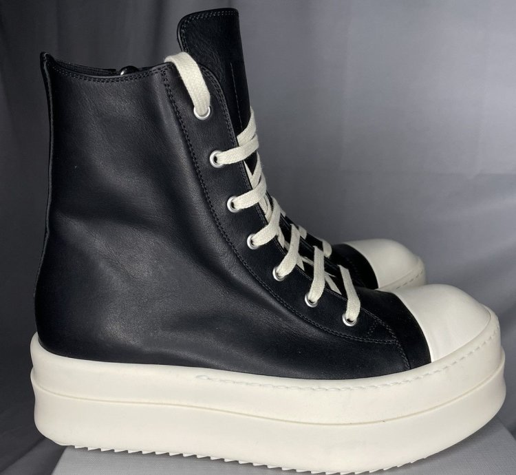 Rick Owens Mega Bumper Leather Ramones