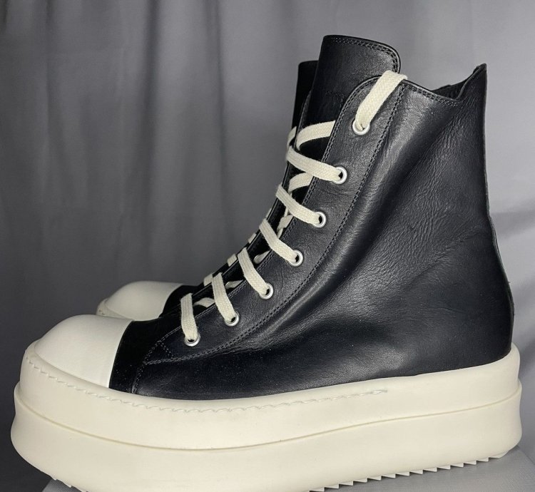 Rick Owens Mega Bumper Leather Ramones