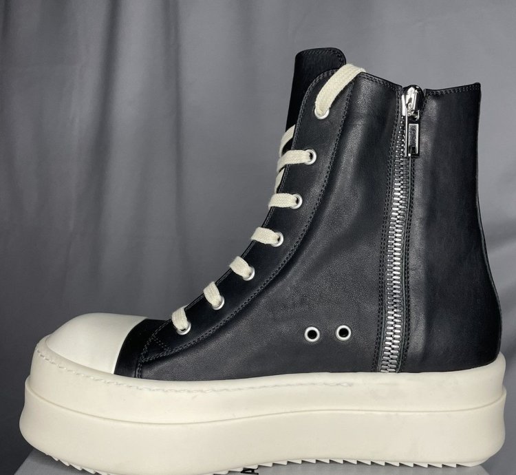 Rick Owens Mega Bumper Leather Ramones