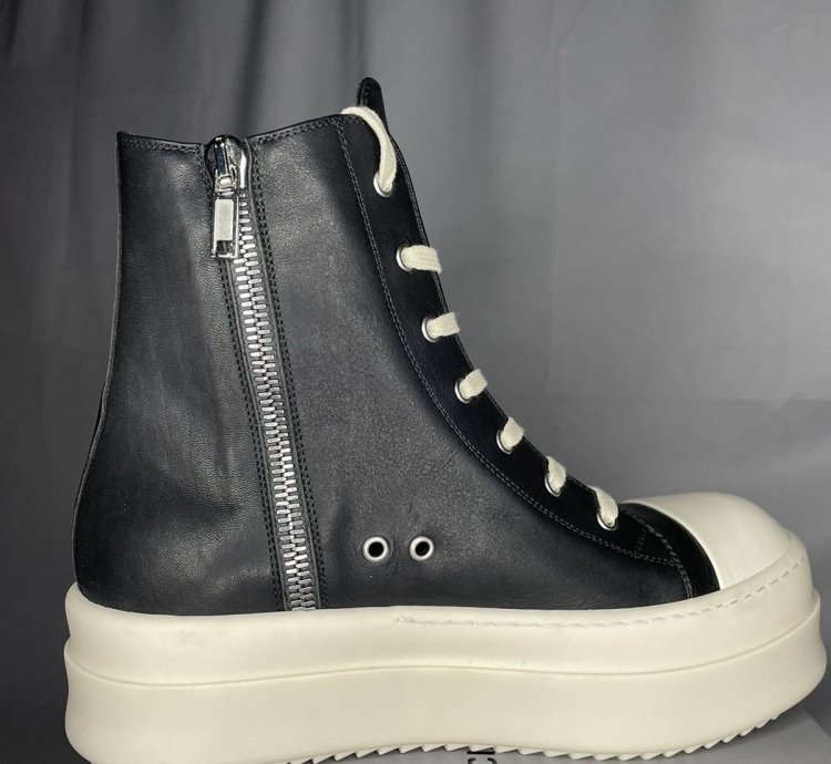 Rick Owens Mega Bumper Leather Ramones
