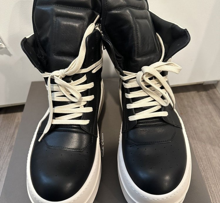 Rick Owens Megabumper Geobaskets Black Size 41 5