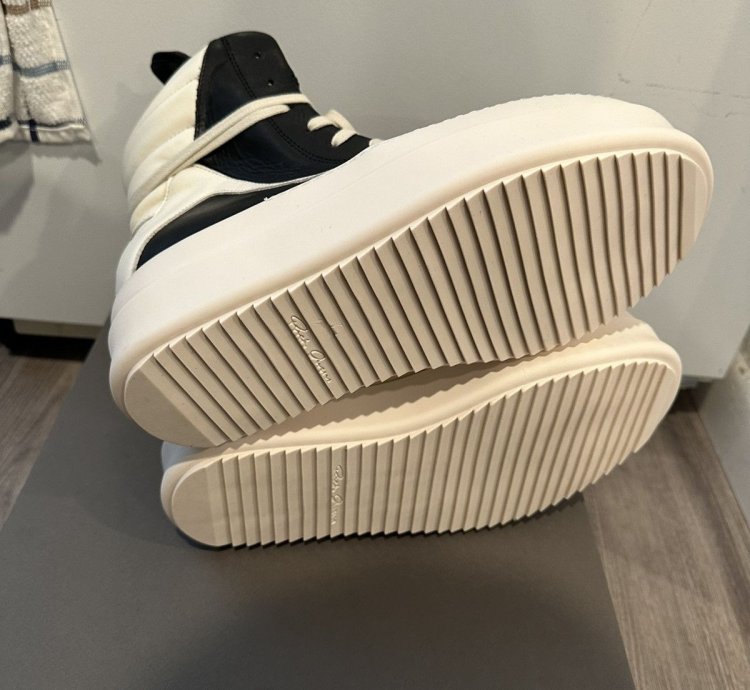 Rick Owens Megabumper Geobaskets Black Size 41 5