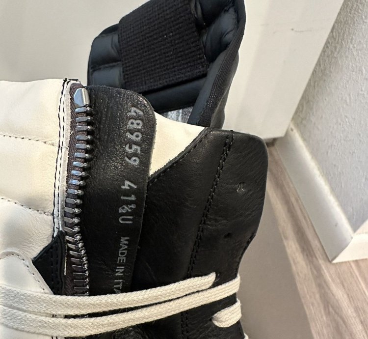 Rick Owens Megabumper Geobaskets Black Size 41 5
