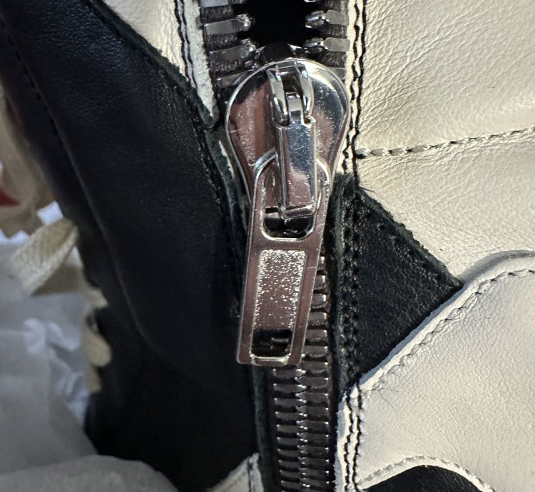 Rick Owens Men Black Geobasket High Top Leather Sneakers