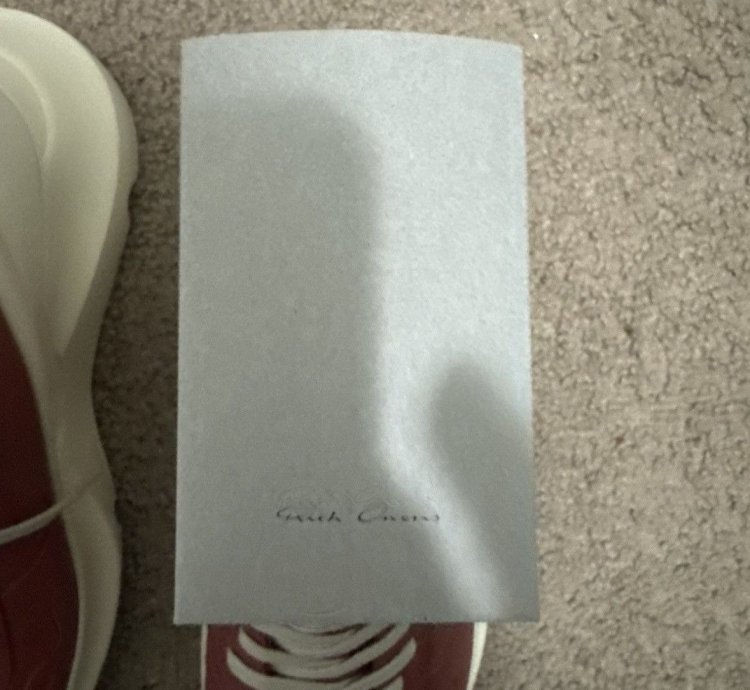 Rick Owens Men Geth Runner Sneakers