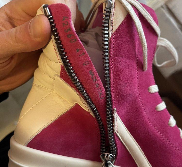 Rick owens Pink Geobasket