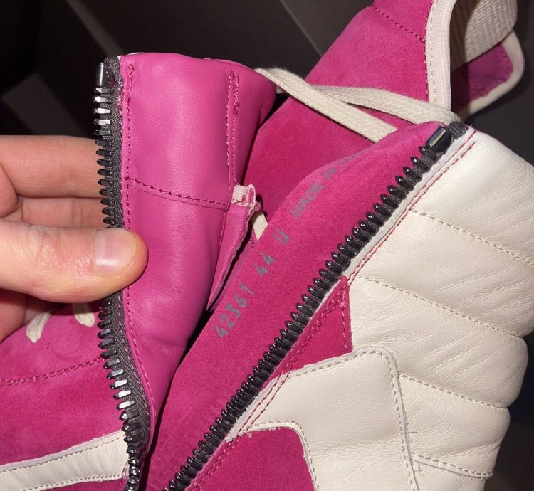 Rick owens Pink Geobasket