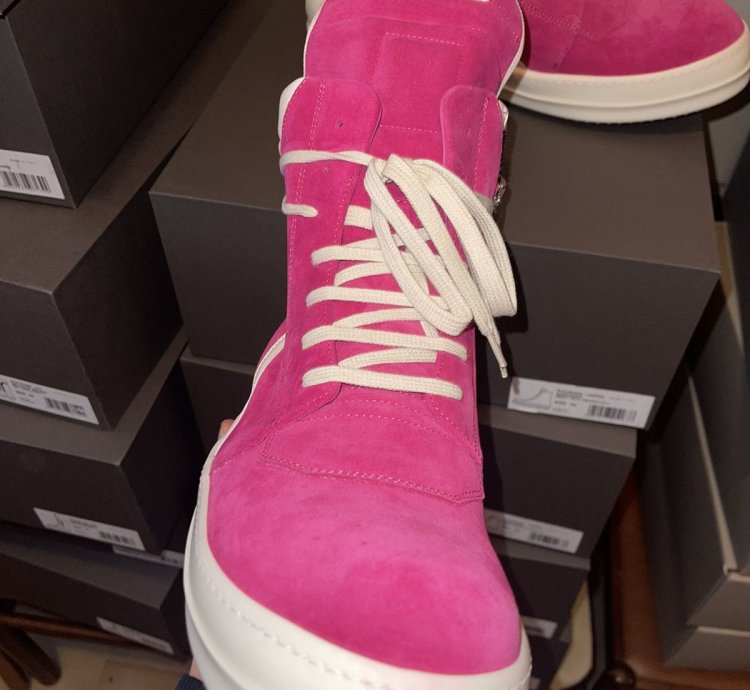 Rick owens Pink Geobasket