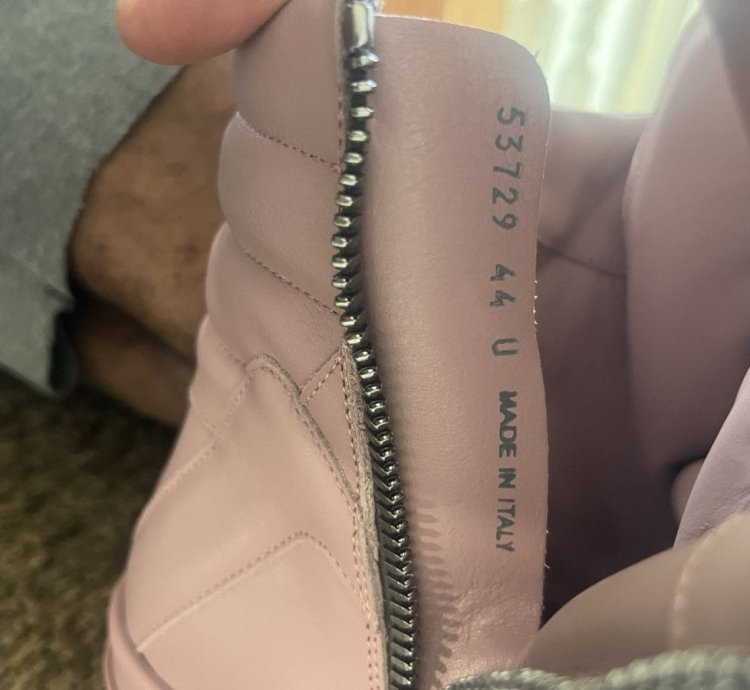 Rick Owens Pink Geobaskets