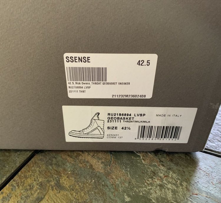 Rick Owens Pink Suede Geobasket High Sneakers