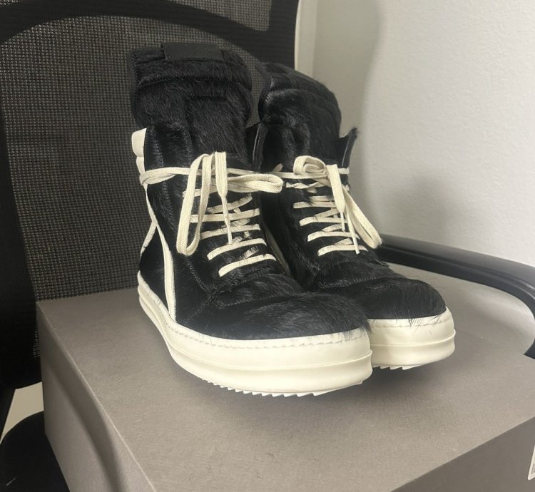 Rick Owens Pony Geobasket Sneakers