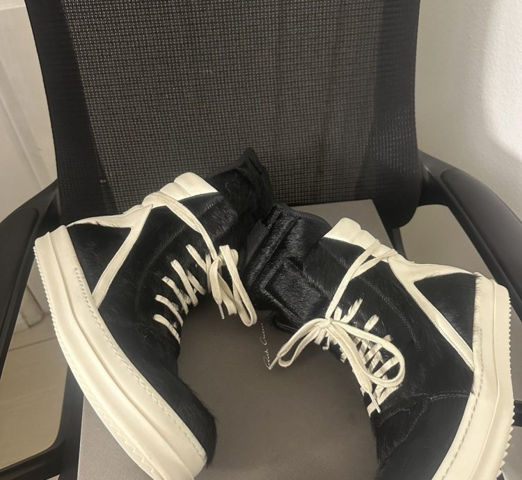 Rick Owens Pony Geobasket Sneakers
