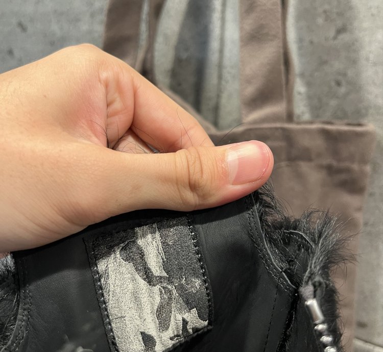 rick owens pony hair fur mainline ramones sneakers READ DESC