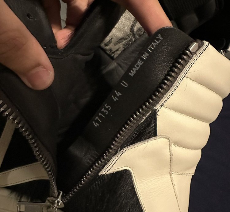 Rick Owens Pony Hair Geobasket