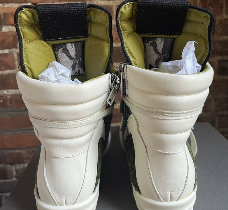 Rick Owens pony hair geobaskets