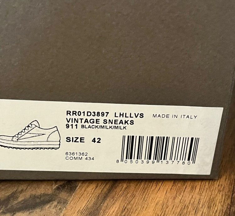 Rick Owens Ponyhair Vans Vintage Sneaker