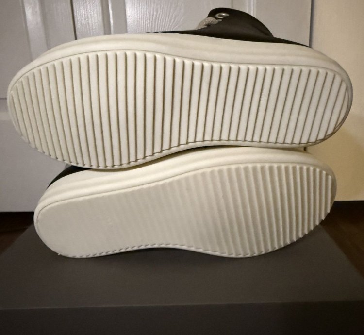 Rick Owens Porterville Jumbo Lace Padded Ramones Size 43 5