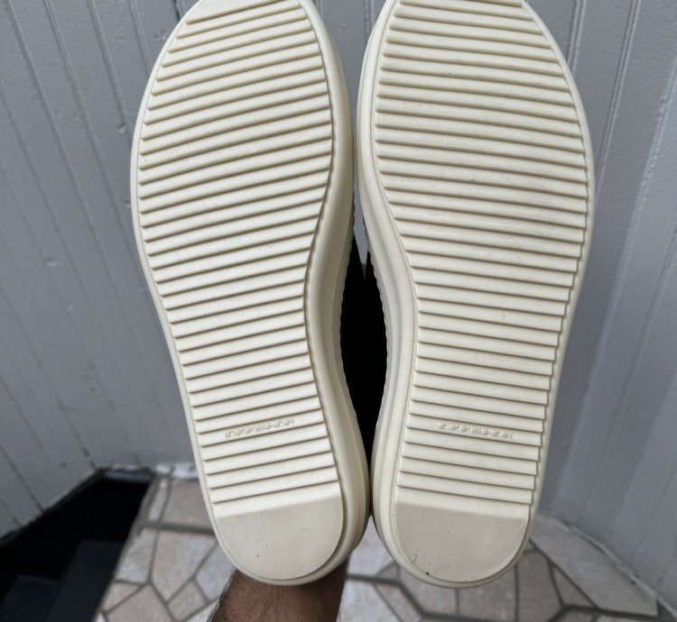 RICK OWENS PORTERVILLE SCARPE DRKSHDW SNEAKER SIZE 45 BLACK