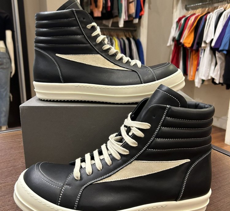 Rick Owens Porterville Vintage High Black Milk
