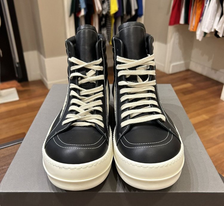 Rick Owens Porterville Vintage High Black Milk