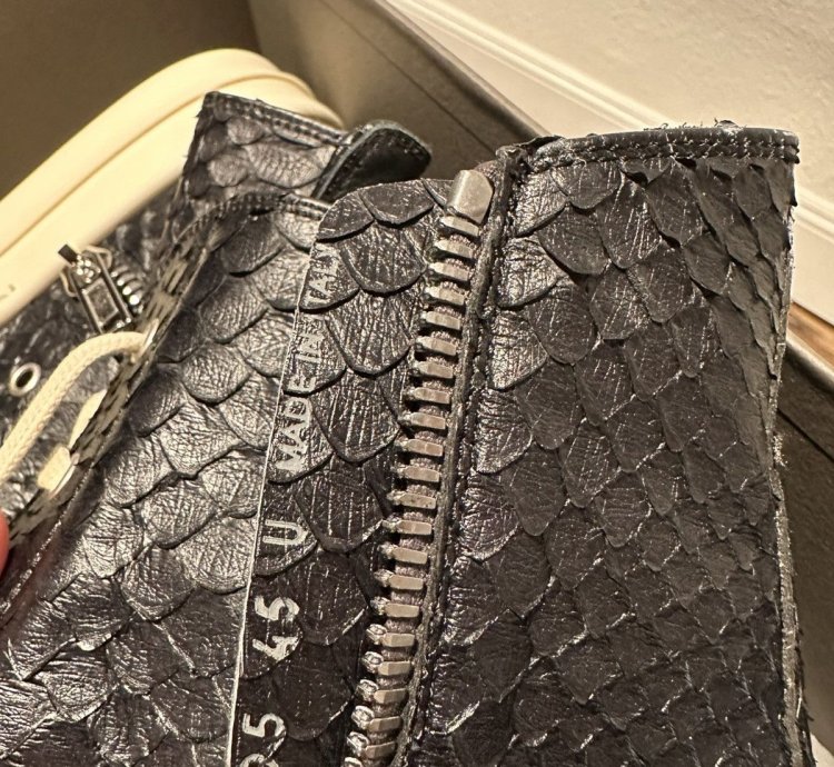Rick Owens Python Ramones size 45