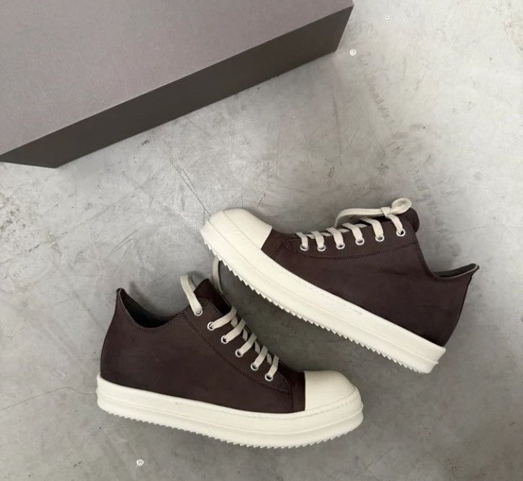 Rick Owens Ramone EDFU Low Brown (Size 42 US9)
