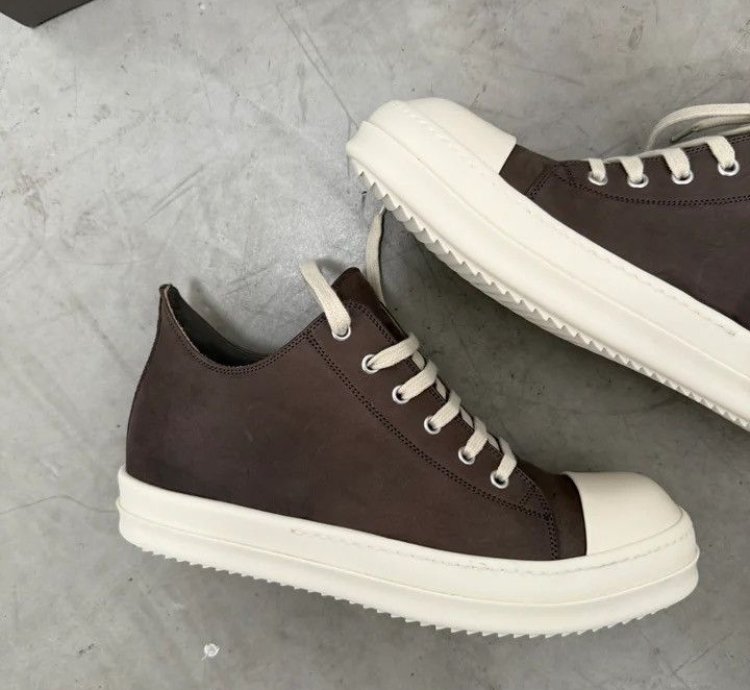 Rick Owens Ramone EDFU Low Brown (Size 42 US9)