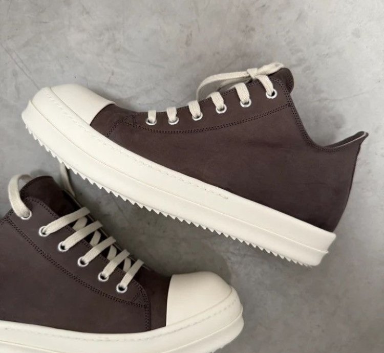 Rick Owens Ramone EDFU Low Brown (Size 42 US9)