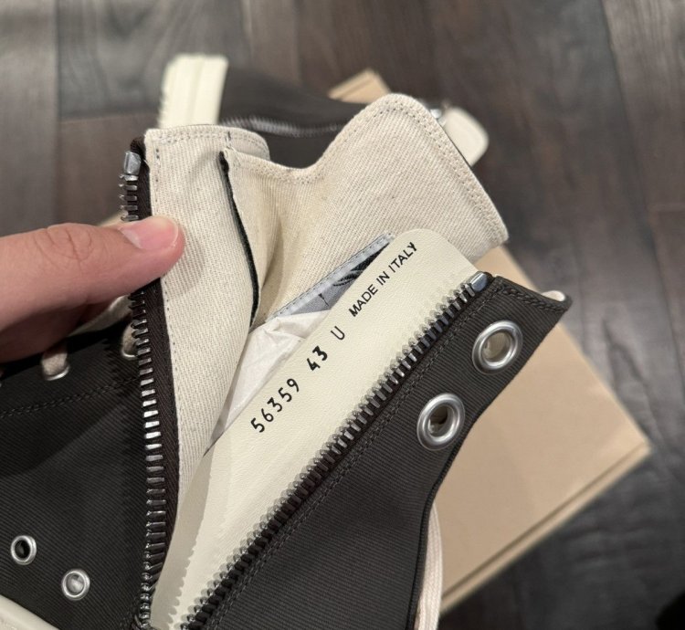 RICK OWENS RAMONE HIGH DRKSHDW