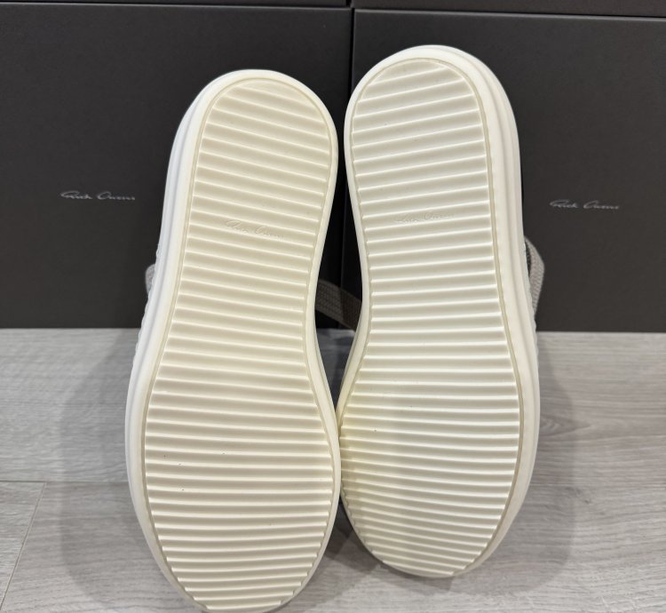 RICK OWENS RAMONE JUMBO LOW BLACK MILK PORTERVILLE