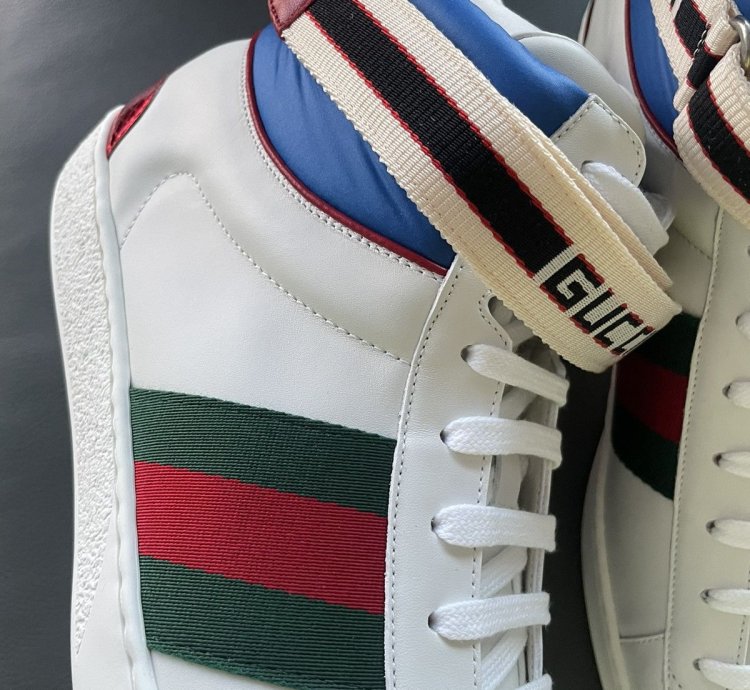 1K Brand NEW Sold Out ACE Leather Python High Top Sneakers